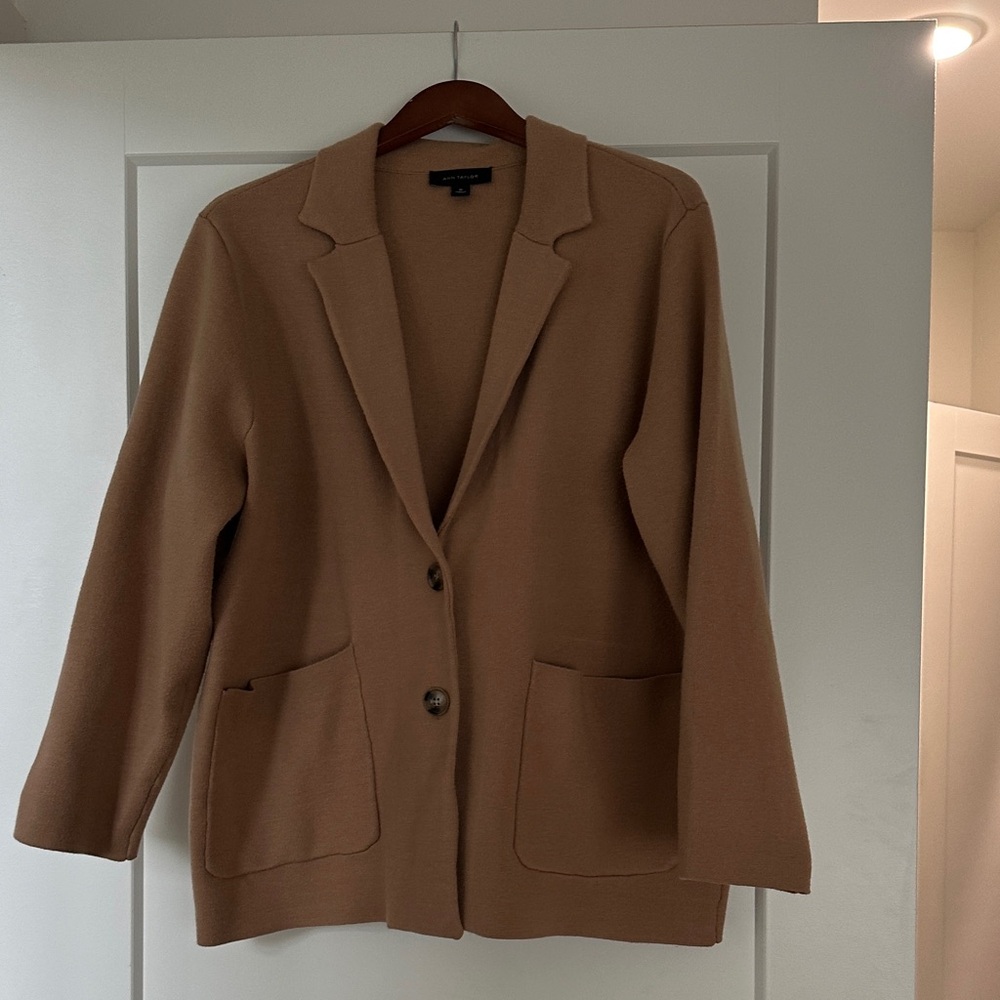 Ann Taylor Camel Blazer Jacket